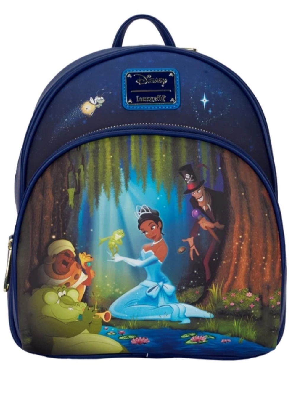 NWT Loungefly Disney Princess & The Frog Tiana Bayou Light Up Mini Backpack